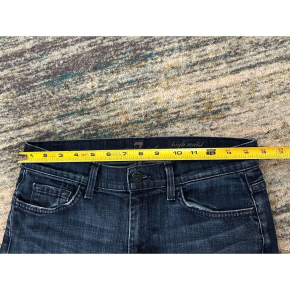 7 For All Mankind High Waist Boot Cut Jeans Women's 28 Medium Wash - Picture 7 of 10